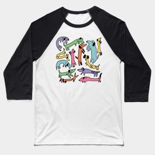 Lots of sausage dogs Baseball T-Shirt